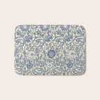 William Morris Pink and Rose China Blue Toile Bath Mat Gallery Image 1
