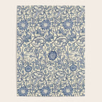 William Morris Pink and Rose China Blue Toile Poster Gallery Image 4