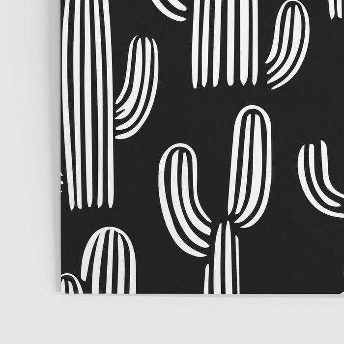Cactus plant doodle art pattern Poster Gallery Image 3