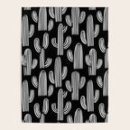 Cactus plant doodle art pattern Poster Gallery Image 4