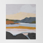 abstract silence Throw Blanket Gallery Image 2