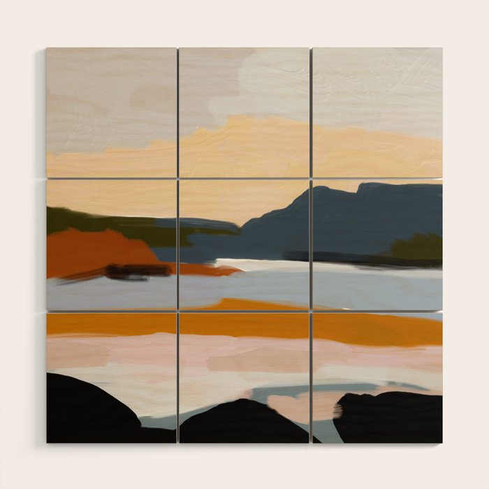 abstract silence Wood Wall Art Gallery Image 1