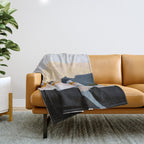 abstract silence Throw Blanket Gallery Image 1