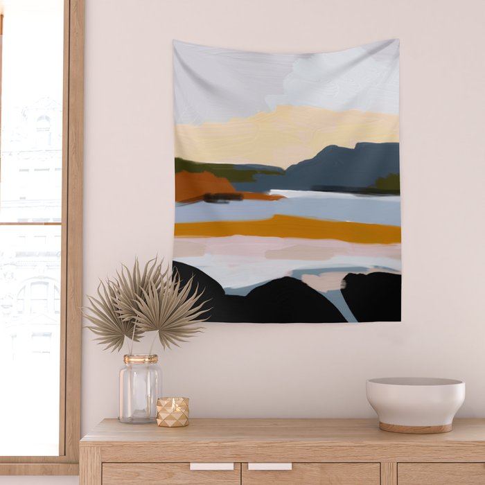 abstract silence Wall Tapestry Gallery Image 2