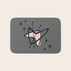 Atomic Boomerangs & Starbursts Bath Mat Gallery Image 1