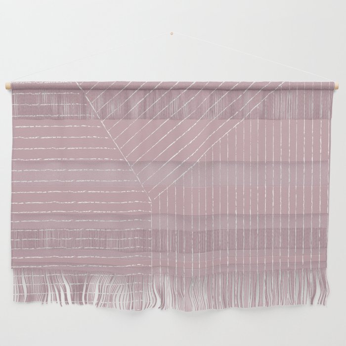 Lines (Dusty Lilac) Wall Hanging Gallery Image 1