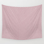 Lines (Dusty Lilac) Wall Tapestry Gallery Image 4