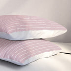 Lines (Dusty Lilac) Pillow Sham Gallery Image 3