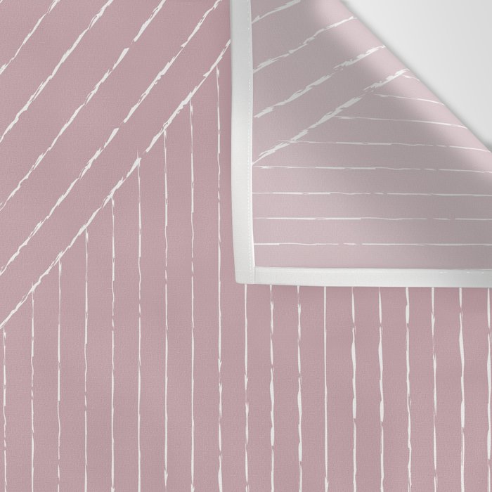 Lines (Dusty Lilac) Wall Tapestry Gallery Image 3