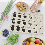 Studies of heredity in rabbits- William E.Castle - 1919 Cute Bunny Pattern Cutting Board Gallery Image 2