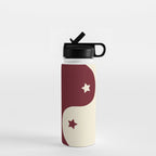 Smoke Cherry Yin Yang Stars Water Bottle Gallery Image 1