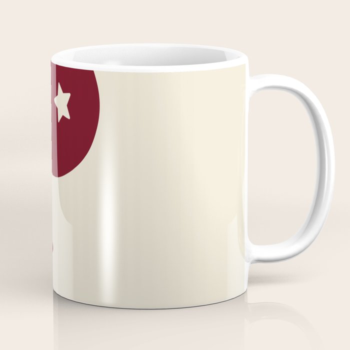 Smoke Cherry Yin Yang Stars Coffee Mug Gallery Image 1