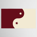 Smoke Cherry Yin Yang Stars Tablecloth Gallery Image 2