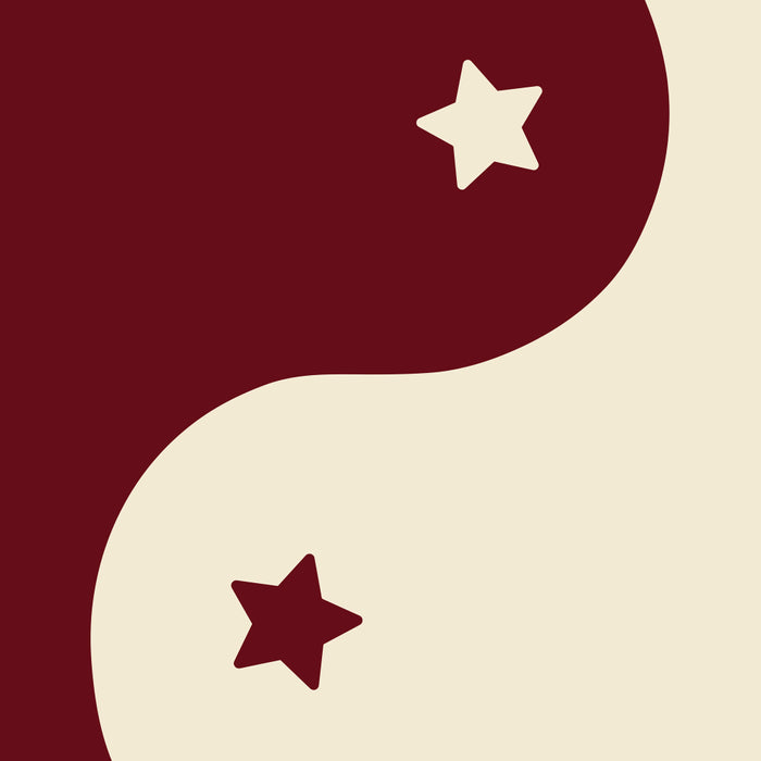 Smoke Cherry Yin Yang Stars Coffee Mug Gallery Image 2