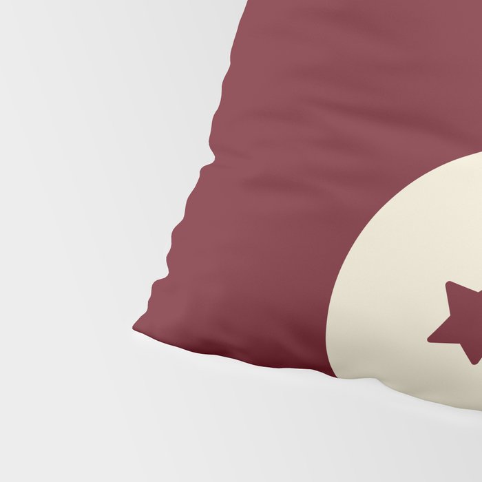 Smoke Cherry Yin Yang Stars Pillow Sham Gallery Image 4