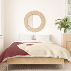 Smoke Cherry Yin Yang Stars Duvet Cover Gallery Image 3