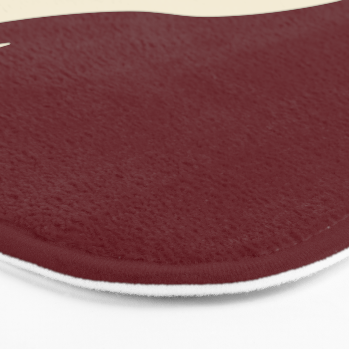 Smoke Cherry Yin Yang Stars Bath Mat Gallery Image 3