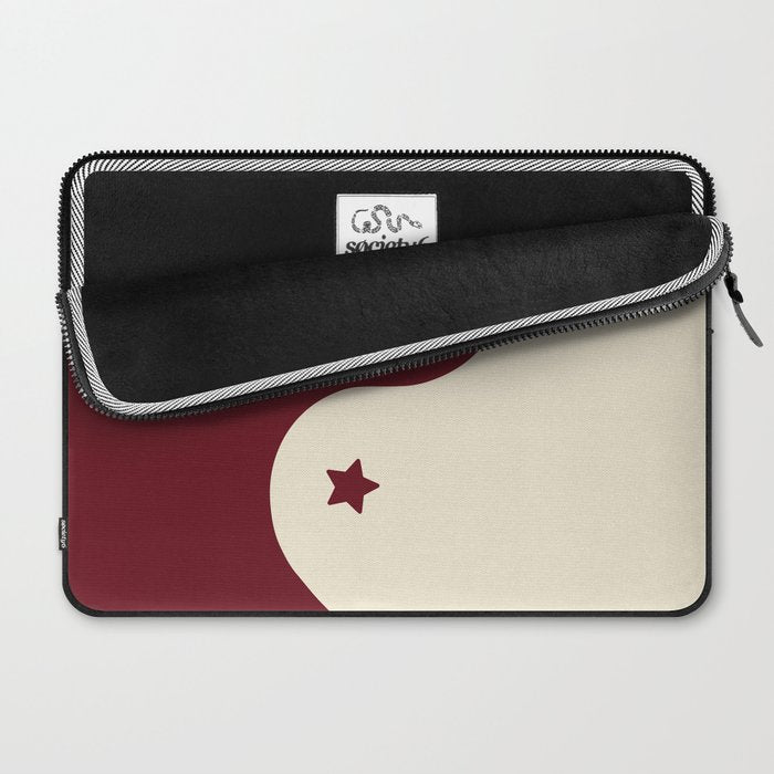 Smoke Cherry Yin Yang Stars Laptop Sleeve Gallery Image 2