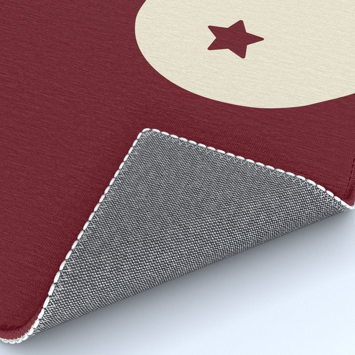 Smoke Cherry Yin Yang Stars Rug Gallery Image 4