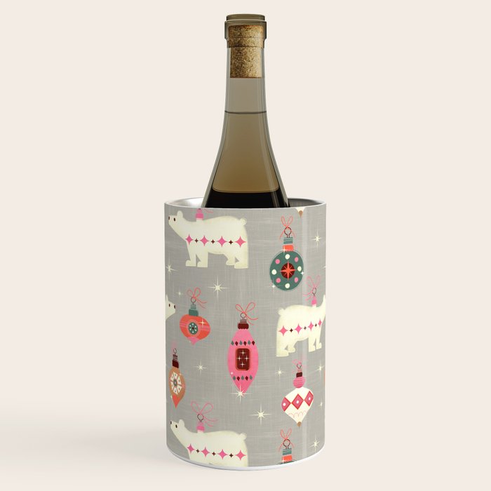 Festive Ornaments And Polar Bear Wine Chiller Gallery Image 3