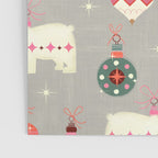 Festive Ornaments And Polar Bear Poster Gallery Image 3