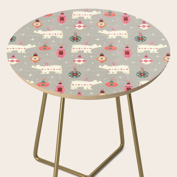 Festive Ornaments And Polar Bear Side Table Gallery Image 2
