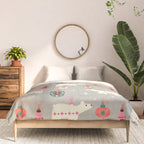 Festive Ornaments And Polar Bear Comforter Gallery Image 3