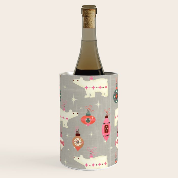 Festive Ornaments And Polar Bear Wine Chiller Gallery Image 2