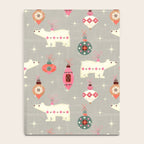 Festive Ornaments And Polar Bear Notebook Gallery Image 4