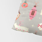 Festive Ornaments And Polar Bear Pillow Sham Gallery Image 4