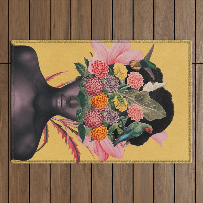 Floral beauty 27 Outdoor Rug Gallery Image 1