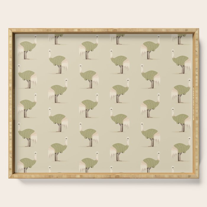 Whimsical Emu Serving Tray Gallery Image 1