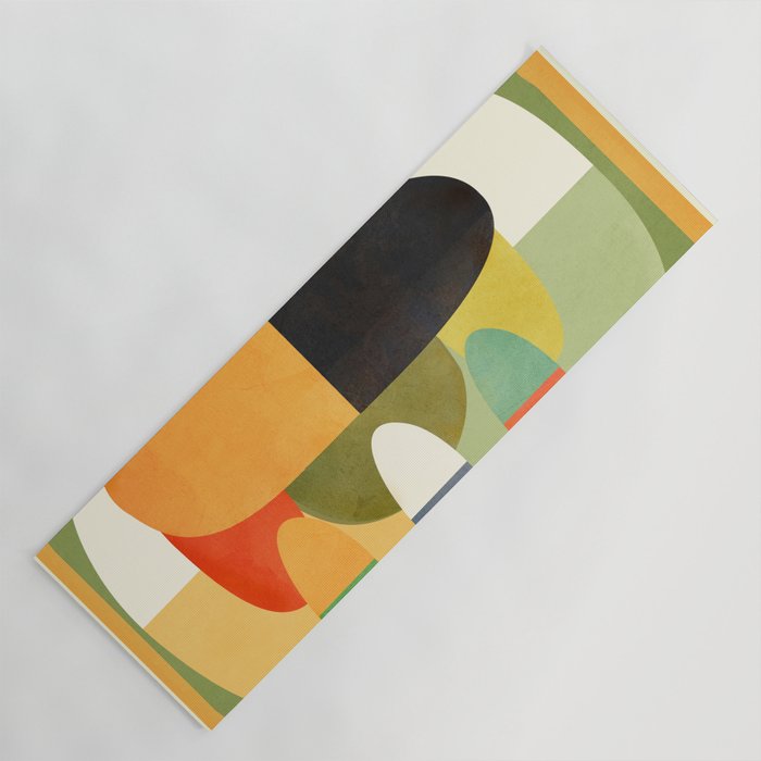 Modern Abstract Geometric Art 26 Yoga Mat Gallery Image 1