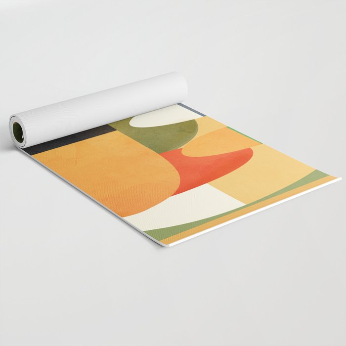 Modern Abstract Geometric Art 26 Yoga Mat Gallery Image 2