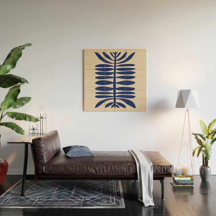 One Hundred-Leaved Plant #1 Wood Wall Art Gallery Image 2