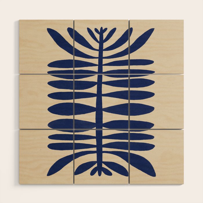 One Hundred-Leaved Plant #1 Wood Wall Art Gallery Image 1