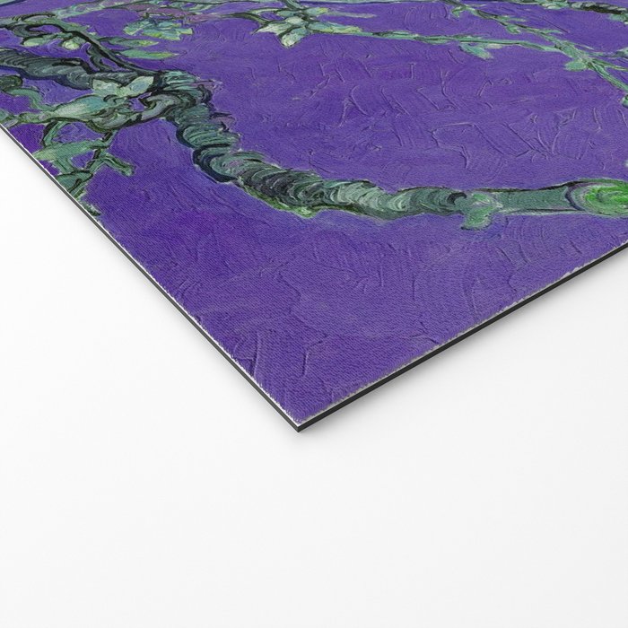 Vincent van Gogh "Almond Blossoms" (edited purple) Welcome Mat Gallery Image 2