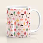 Foraged Mushrooms and Fall Acorns Coffee Mug Gallery Image 1