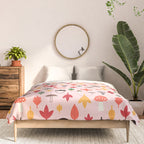 Foraged Mushrooms and Fall Acorns Comforter Gallery Image 3