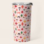 Foraged Mushrooms and Fall Acorns Travel Mug Gallery Image 2