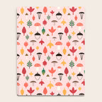 Foraged Mushrooms and Fall Acorns Notebook Gallery Image 4