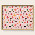 Foraged Mushrooms and Fall Acorns Serving Tray Gallery Image 1