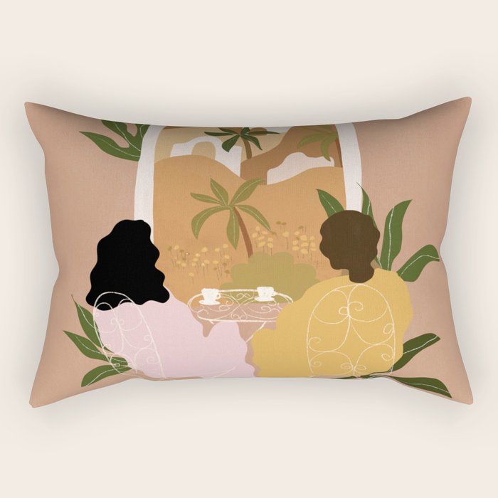 Morning Coffee Rectangular Pillow Gallery Image 2
