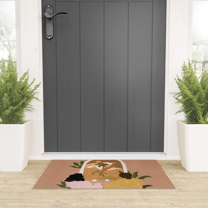 Morning Coffee Welcome Mat Gallery Image 3