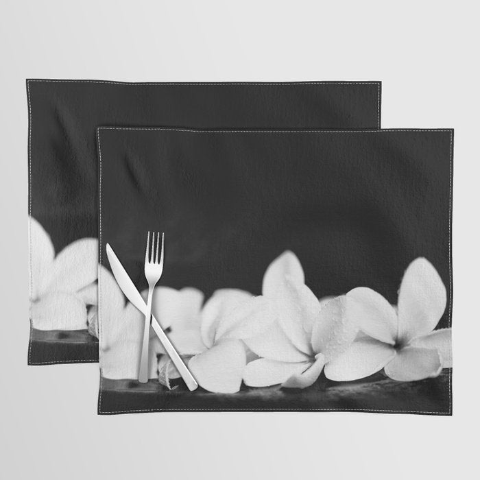 Singapore White Plumeria Flowers the Fragrance of Hawaii Placemat Gallery Image 1