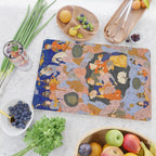 The Seven Sleepers of Ephesus Discovered by Alexander the Great, Folio from a Falnama (Book of Omens)  Cutting Board Gallery Image 2