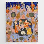The Seven Sleepers of Ephesus Discovered by Alexander the Great, Folio from a Falnama (Book of Omens)  Jigsaw Puzzle Gallery Image 1