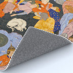 The Seven Sleepers of Ephesus Discovered by Alexander the Great, Folio from a Falnama (Book of Omens)  Rug Gallery Image 4