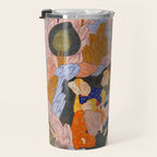 The Seven Sleepers of Ephesus Discovered by Alexander the Great, Folio from a Falnama (Book of Omens)  Travel Mug Gallery Image 3