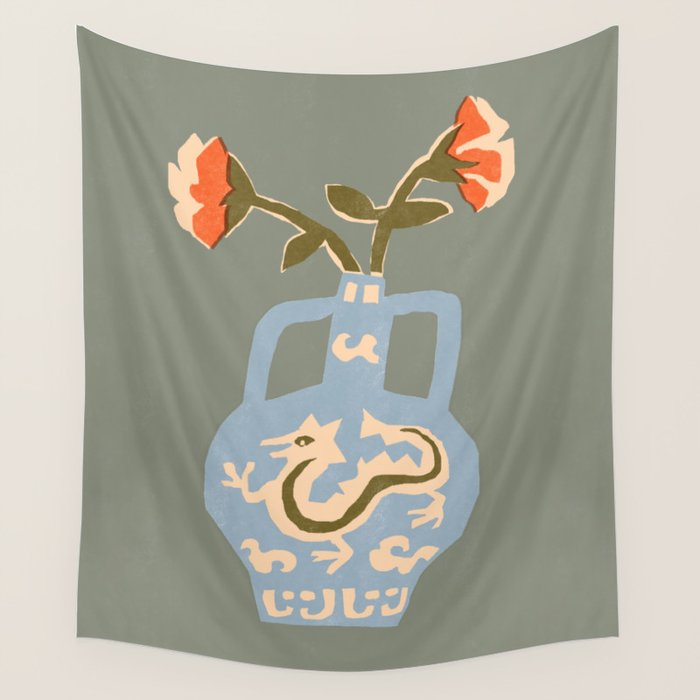 Antique Vase Wall Tapestry Gallery Image 4